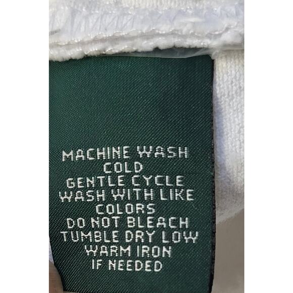 LRL Ralph Lauren Mid Rise Classic Straight Jeans Women's Size 6 White - Picture 9 of 15